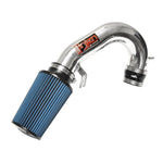 Polished Injen SP Series cold air intake with blue SuperNano-Web dry filter for 2016-2018 Audi A6 2.0L