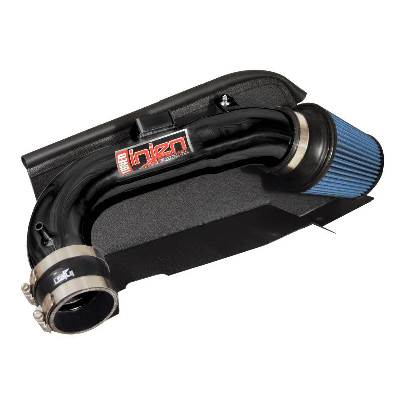 Injen SP Series black powder-coated 6061-T6 aluminum short ram intake with dry air filter and heat shield for Mazda MX-5 Miata
