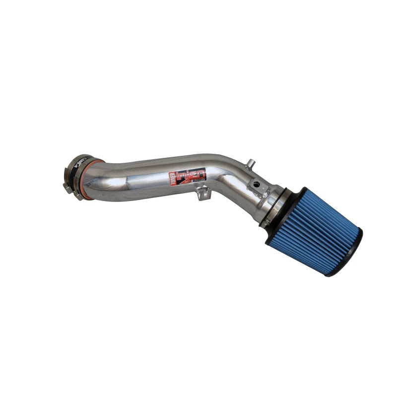 Polished Injen SP Series 6061-T6 aluminum short ram intake with blue SuperNano-Web dry filter for 2012-2014 Genesis 3.8L.