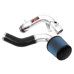 Polished Injen SP Series cold air intake system with dry air filter for 2014-2019 Toyota Corolla 1.8L.