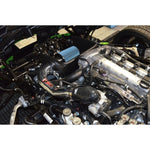 Injen Wrinkle Red aluminum short ram intake tube and dry air filter with black heat shield for 2.4L Polaris Slingshot.
