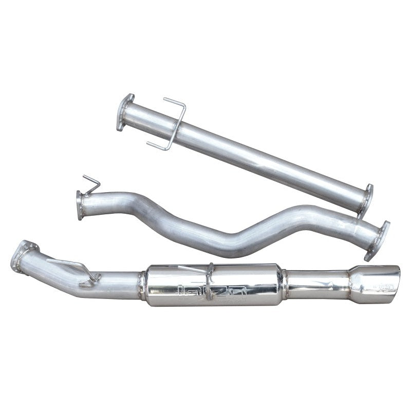 Injen SES1971 cat-back exhaust system with 304 stainless steel piping and a 4-inch polished tip for Nissan Sentra.