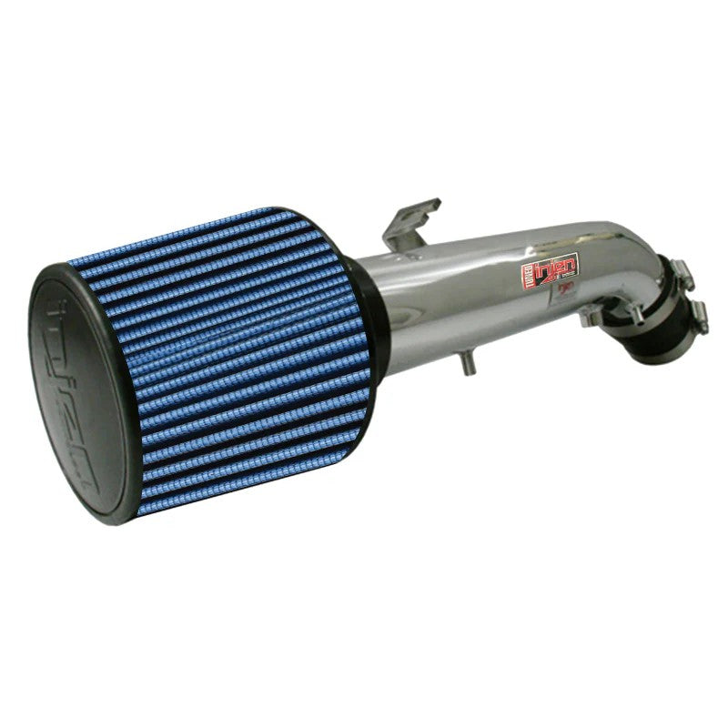 Injen IS Series polished aluminum short ram intake system with SuperNano-Web dry filter for 1999-2000 Honda Civic EX/HX