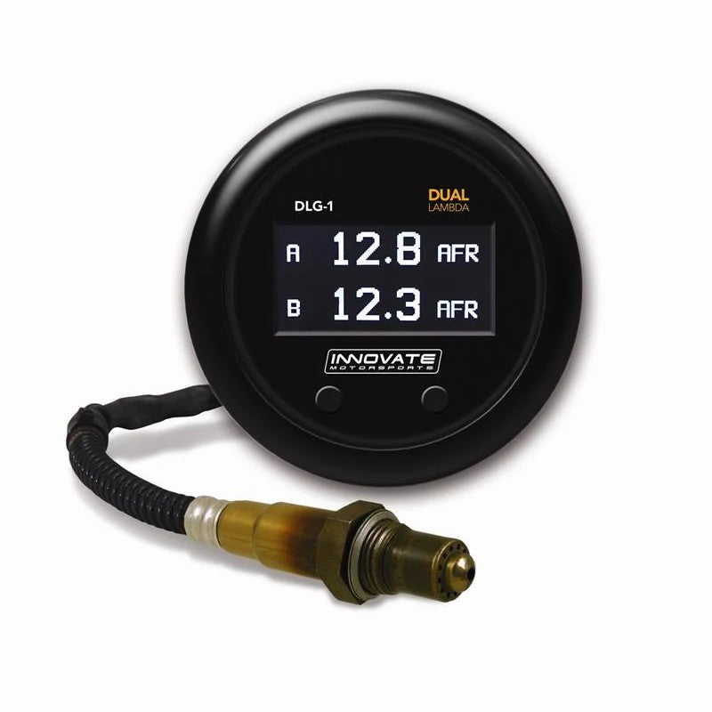 Innovate Motorsports DLG-1 52mm digital dual lambda wideband O2 gauge kit with sensors and wiring