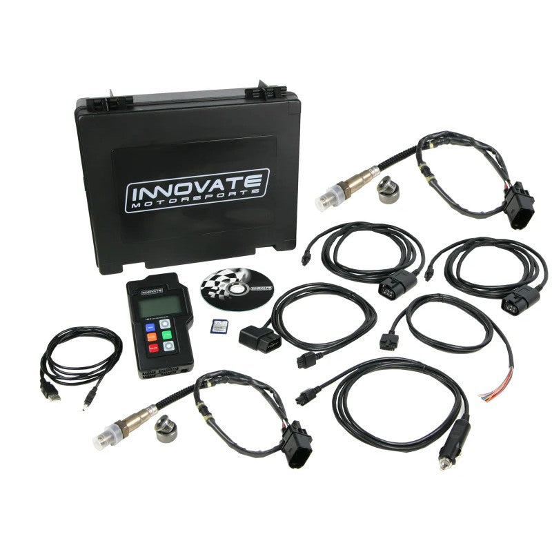 Innovate LM-2 Pro-V handheld dual channel wideband air fuel ratio meter with digital display and OBD-II connection