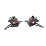 Innovative black steel replacement engine mounts with 60A bushings for 2001-2005 Mazda Miata NB