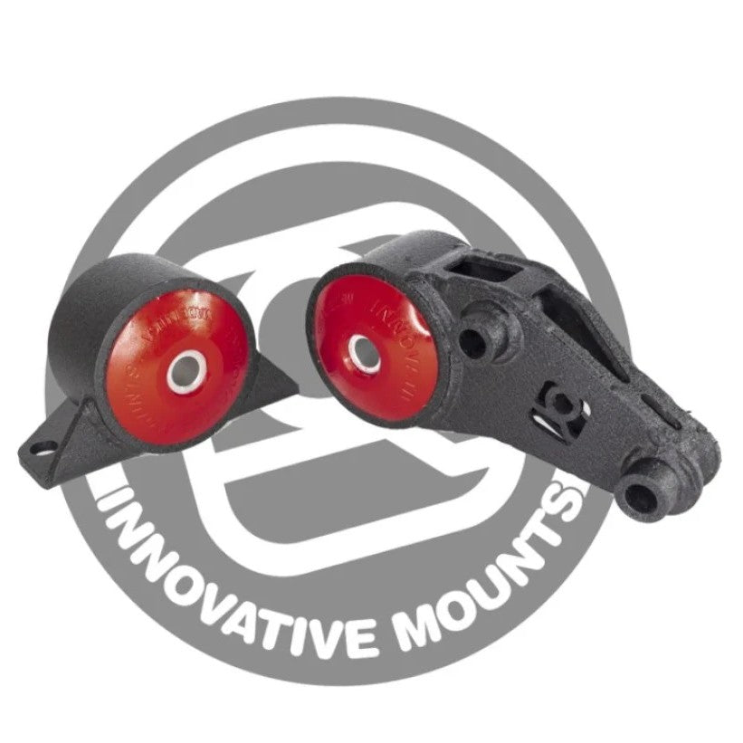 Innovative Mounts steel manual transmission mount kit with red 95A durometer bushings for 2004-2008 Acura TL V6