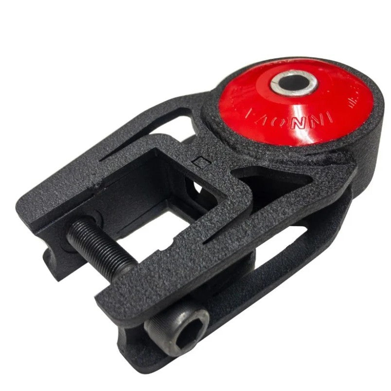 Black 75A durometer polyurethane replacement bushing for Innovative Mounts rear motor mount assemblies.