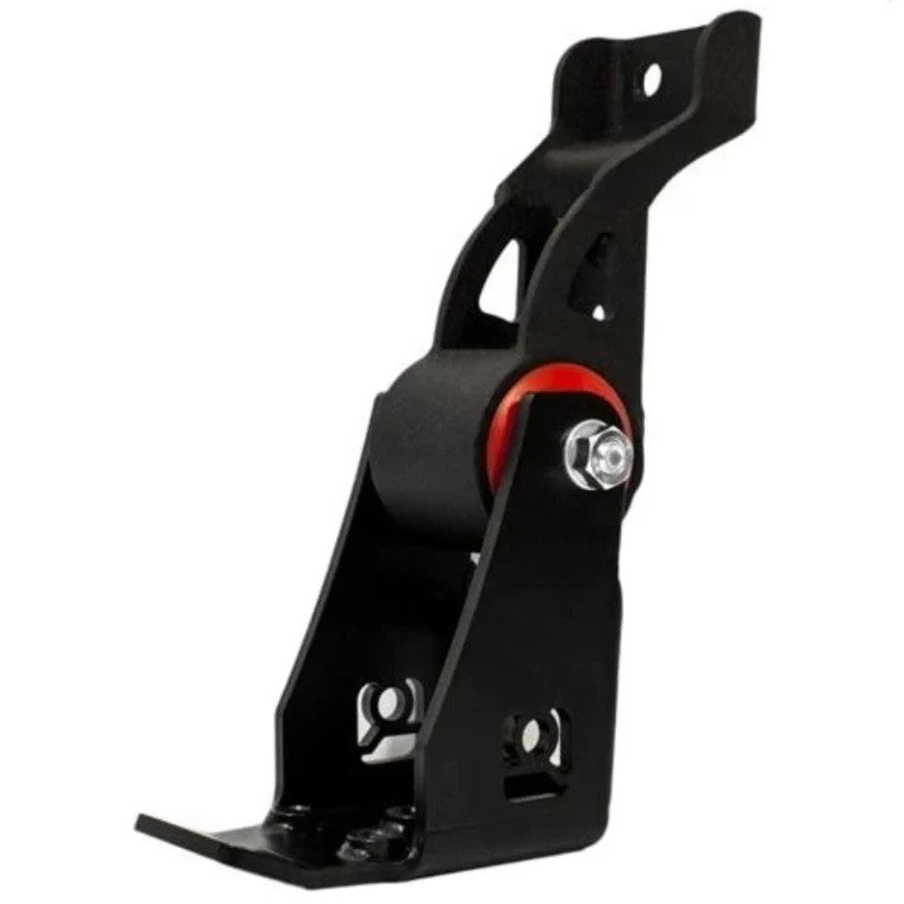 Innovative Mounts black steel front engine mount with 95A polyurethane bushing for 1992-2001 Honda Prelude H-Series.
