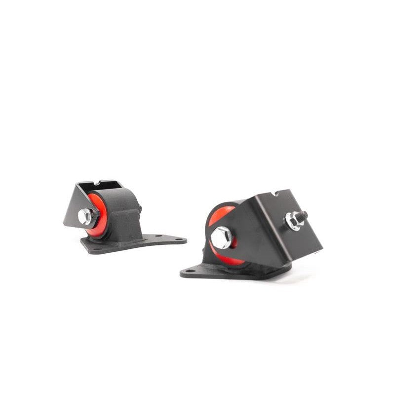 Innovative black steel replacement engine mounts with 60A bushings for 1994-1997 Mazda Miata 1.8L