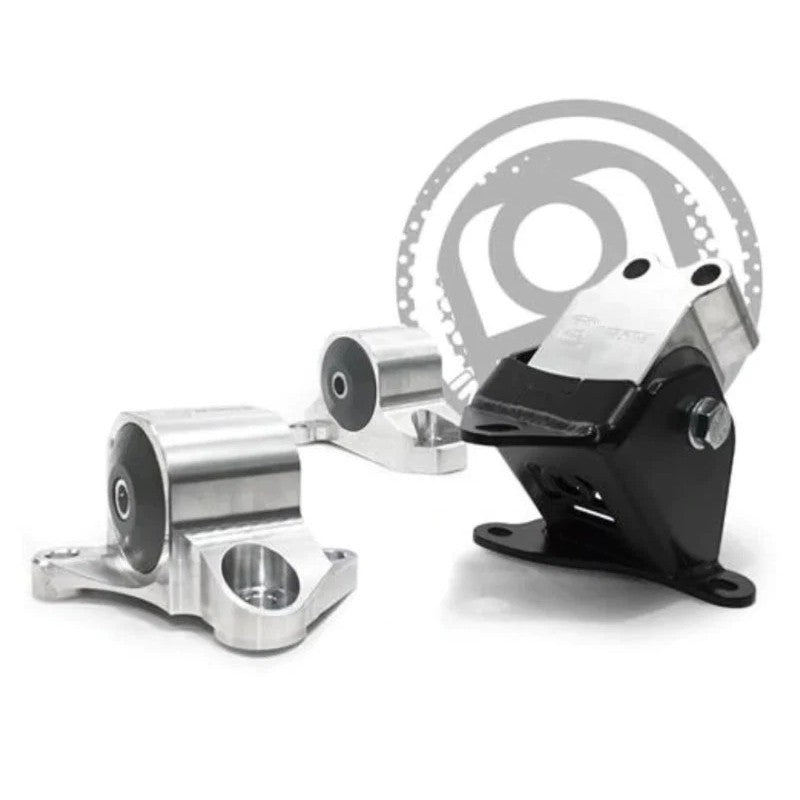 Innovative 96-00 Civic B/D Series Silver Aluminum Mounts 60A Bushings (3 Bolt)