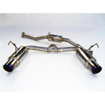 Invidia 70mm dual cat-back exhaust system with burnt titanium tips for 2000-2009 Honda S2000.