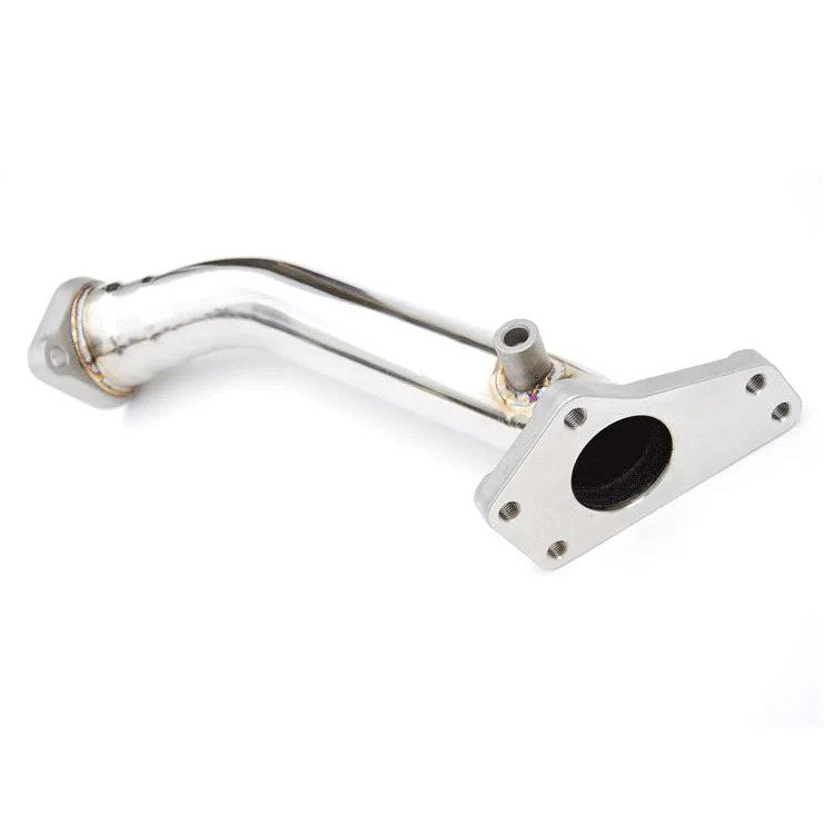 Polished stainless steel Invidia turbo outlet for 2003-2006 Mitsubishi Lancer Evolution.