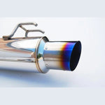 Invidia Racing Series 70mm cat-back exhaust system with a burnt titanium tip for 2006-2011 Honda Civic Si Coupe.