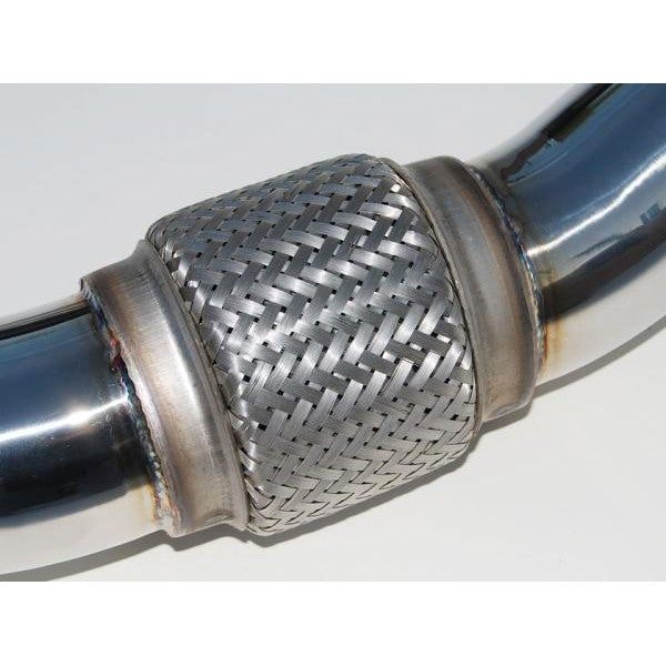 Invidia Q300 cat-back exhaust system with dual burnt titanium tips for 2008-2014 Subaru WRX STI