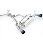 Invidia Gemini cat-back exhaust system with dual rolled titanium tips for 2009-2016 Nissan 370Z