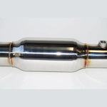 Invidia one-piece stainless steel downpipe with integrated high-flow catalytic converter for 2008-2015 Mitsubishi Evo X