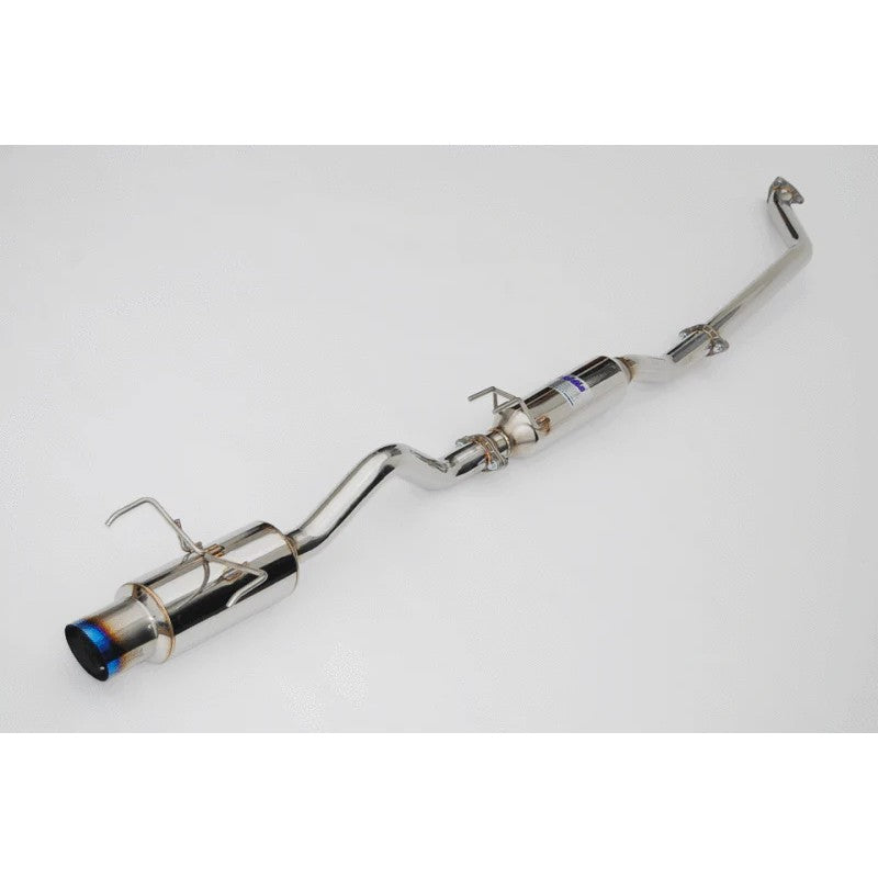 Invidia N1 cat-back exhaust with stainless steel piping and a burnt titanium tip for 2001-2006 Acura RSX Type-S.