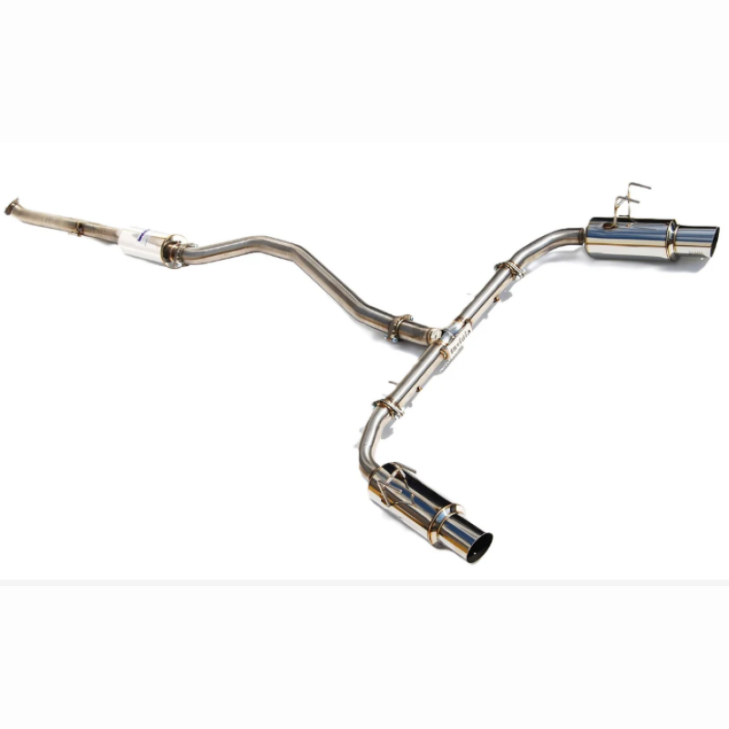 Invidia N1 series 70mm stainless steel cat-back exhaust system with polished tips for 2022+ Honda Civic Si (1.5T).
