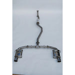 Invidia Q300 stainless steel cat-back exhaust system with 70mm piping and rolled tips for 2022+ Honda Civic Si.