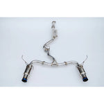 Invidia N1 stainless steel twin outlet cat-back exhaust system with single layer tips for 2022+ Subaru WRX.