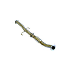 Invidia stainless steel front pipe with integrated high flow catalytic converter for 2022-2024 Toyota GR Corolla.