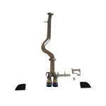 Invidia full titanium cat-back exhaust system with burnt blue tips for 2022+ Toyota GR Corolla
