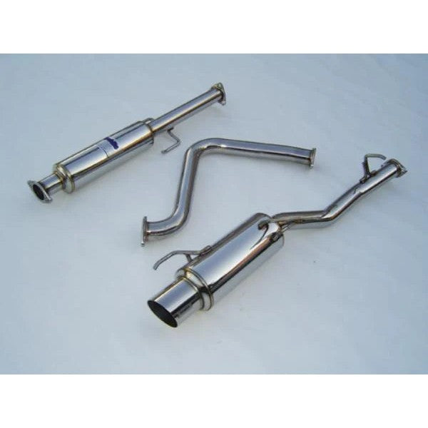 Invidia cat-back exhaust system with 60mm piping and 101mm tip for 1992-1996 Honda Prelude BB1/BB4.