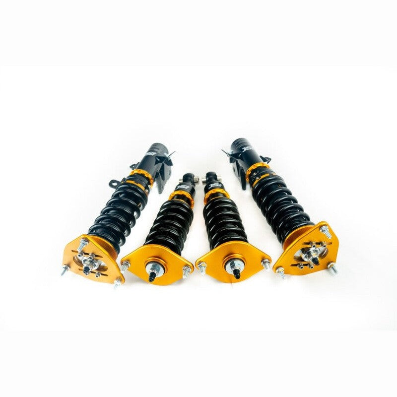 ISC N1 V2 Street Sport coilover assembly with adjustable collars and black springs for 2022 Subaru WRX