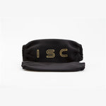 A pair of ISC Suspension 300mm black coilover protective covers featuring a wrap-around design.