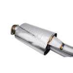 ISR Performance GT series single exit exhaust system with a blue burnt tip for 2003-2008 Nissan 350Z.