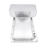 ISR Performance aluminum oil pan kit for LS-swapped Nissan 240SX including rear-sump pan, pickup tube, and mounting hardware.