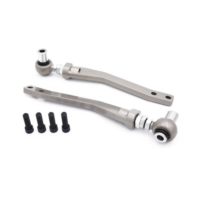 ISR Performance Pro Series offset angled front tension rods with spherical bearings for 1989-1994 Nissan 240SX S13.