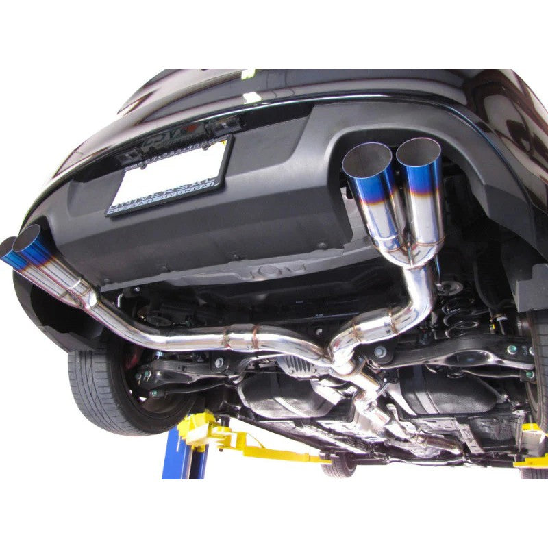ISR Performance Race series exhaust system for 2009-2013 Hyundai Genesis Coupe 3.8L V6 models.