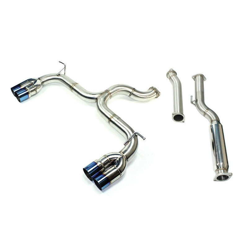 ISR Performance Race Exhaust system for 2009-2016 Hyundai Genesis Coupe 2.0T with dual polished tips.