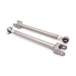 A pair of ISR Performance adjustable rear toe arms with rod ends for Infiniti Q50 and Q60 chassis.