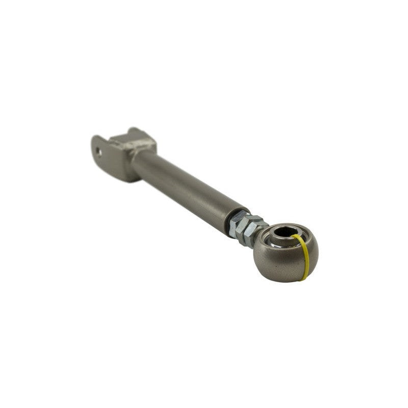 ISR Performance adjustable rear traction rod with spherical rod ends and hardware for Nissan 350Z and Infiniti G35.