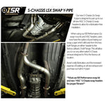 ISR Performance stainless steel exhaust Y-pipe for Nissan S-Chassis LS engine swaps