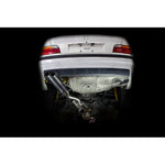 ISR Performance Series II EP Dual rear exhaust section with dual polished tips for BMW E36