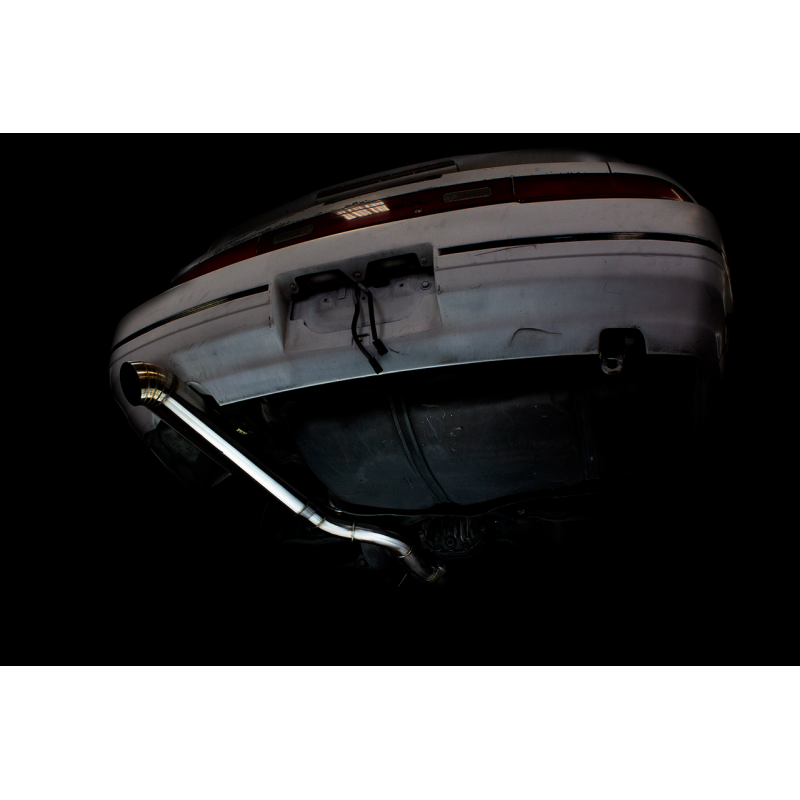 ISR Performance Series II EP single tip non-resonated blast pipe exhaust for 1989-1994 Nissan 240sx S13