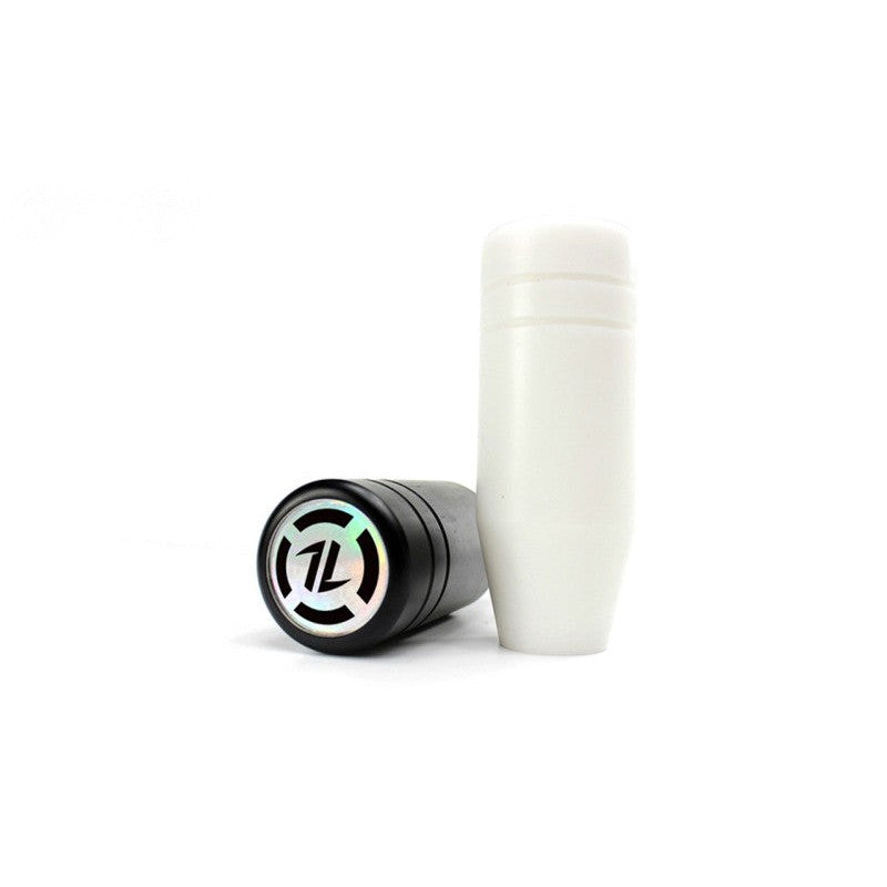 100mm ISR Performance black cylindrical shift knob with a smooth finish and tapered base