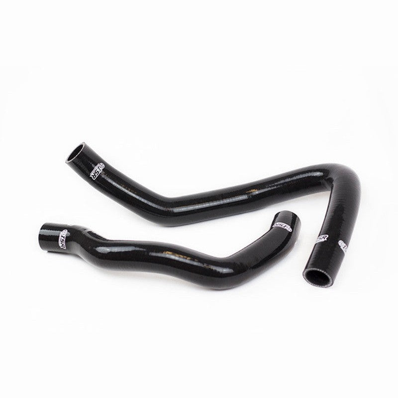 Black ISR Performance multi-layer silicone radiator hose kit for Nissan 240SX with KA24 engine