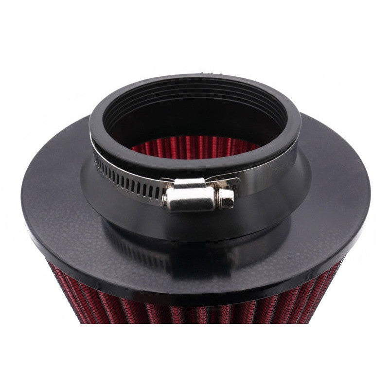 ISR Performance conical air filter with 3-inch inlet and adjustable metal mounting clamp.
