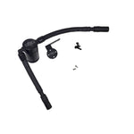 Black anodized J&L Oil Separator 3.0 with quick-connect hoses for 2017-2019 Ford Escape 1.5L EcoBoost