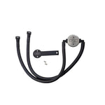Clear anodized J&L Oil Separator 3.0 with quick-connect PCV fittings for 6.2L Chevrolet Camaro.