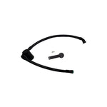 Black anodized J&L 3.0 passenger side oil separator for 2019-2023 Chevrolet Silverado and GMC Sierra 1500 2.7L.