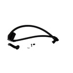 J&L black anodized billet aluminum oil separator with quick-connect PCV hoses for 2015-2017 Ford Expedition 3.5L.