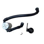 Clear anodized billet aluminum oil separator tank with quick-connect PCV lines for 2020-2022 Shelby GT500.