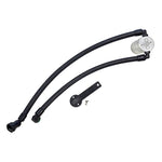 J&L 3.0 clear anodized billet oil separator for 2021-2024 Ram 1500 TRX 6.2L supercharged passenger side