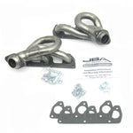 JBA 1647S-1 raw 409 stainless steel shorty headers with 1-1/2 inch primaries for 2002-2008 Ford Ranger 3.0L.